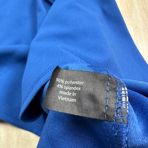 Lane Bryant Royal Blue Off Shoulder Strappy Fit & Flare Sweetheart Neck Dress 24 - Picture 14 of 15